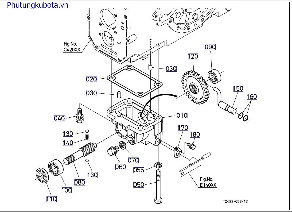 Trục lái bánh xe trước